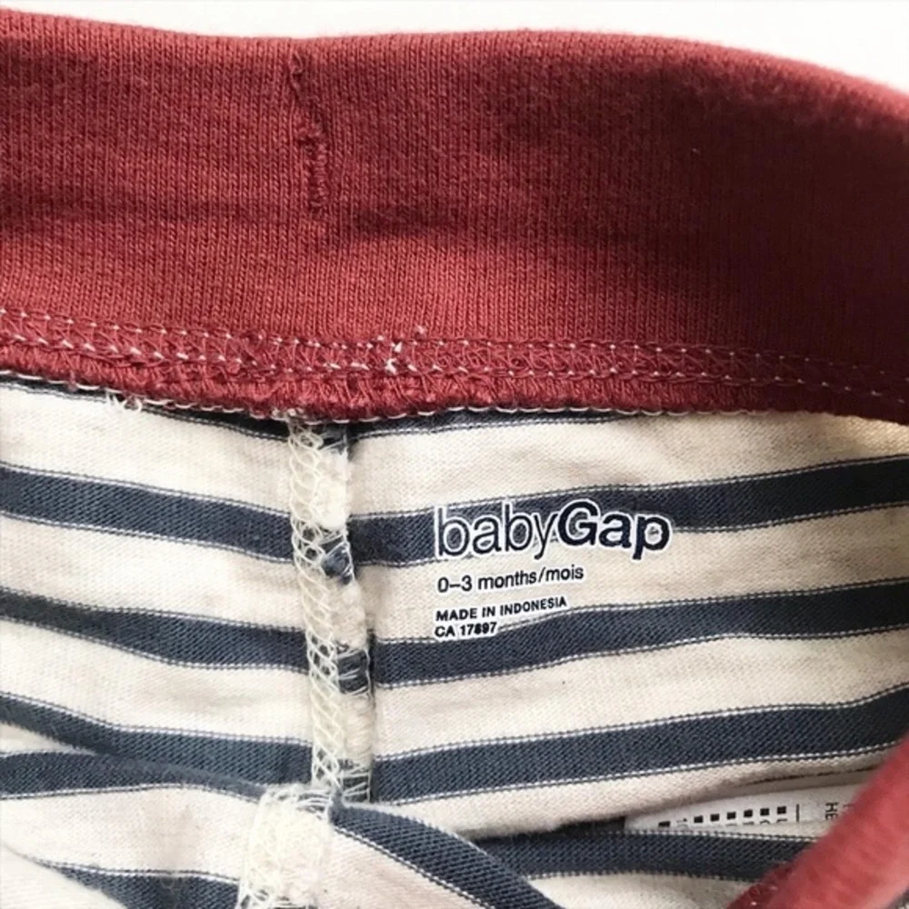 Babygap stripe casual pants EUC 0-3 months